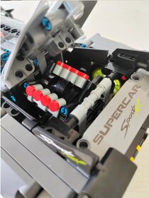 Stavebnica lego Peugeot 9X8 Mans Hybrid Hypercar - 7