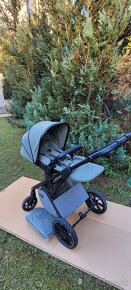 Kočík MOON Piu Extra Moss green+vajíčko Maxi Cosi - 7