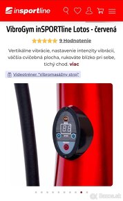 Vibracny stroj insportline lotos - 7