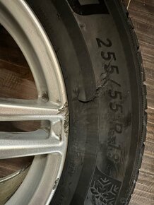 Zimná sada 255/55 r18 Michelin, disky Mercedes ML, 5x112 - 7