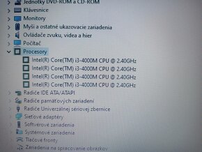 predám Fujitsu Lifebook A544-Intel corei3 -4gb ram -bez bat. - 7