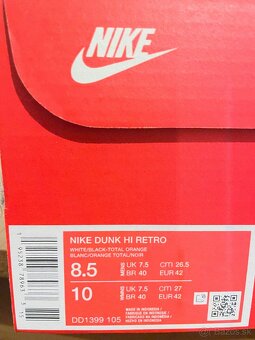 Nike Dunk High Retro (č.42) - 7