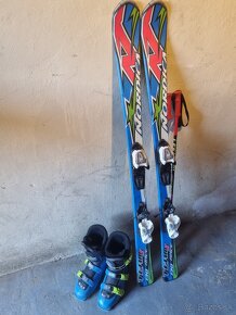 Lyže NORDICA 130cm lyziarky 25,5 - 7