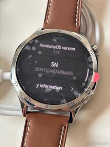 Huawei watch GT 5 46mm, strieborno-hnedé, koža - 7