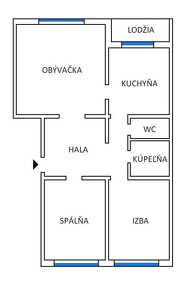 Rekonštruovaný slnečný 3 izbový byt s klimatizáciou - 7