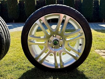 Komplet letnú sadu alu Škoda THEMISTO 5x112 225/40 R18. - 7