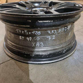 Originál BMW disky dvojrozmer 5x120 R17 ET47/ET50 - 7