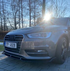 AUDI A3 8V SPOJLER NA PREDNÝ NÁRAZNÍK LIPO NA NARAZNIK - 7