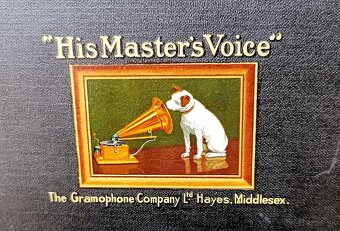 His Master’s Voice - starožitný gramofon na kliku ze 20. let - 7