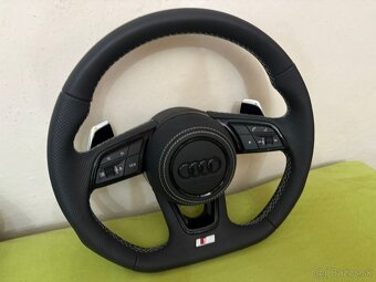 AUDI KOŽENÝ EXCLUSIVE VOLANT + AIRBAG + F1 PADLA - 7