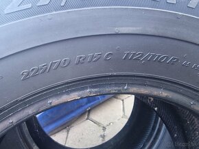 225/70 r15c  2ks zimne pneu - 7