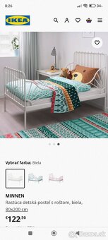 Kovová Posteľ Minnen z IKEA - 7