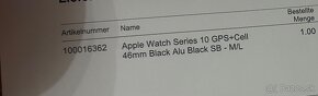 Apple Watch series 10, 46mm, GPS+Cellular,  hliník - 7