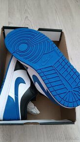 Nike Air Jordan 1 Low White/Royal Blue veľ. 45,5 - 7