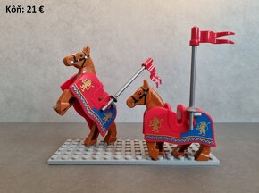 LEGO LIONS KNIGHT minifigúrky, vojsko, kone - 7