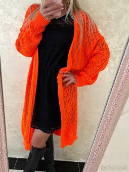 Damsky Cardigan neo orange - 7