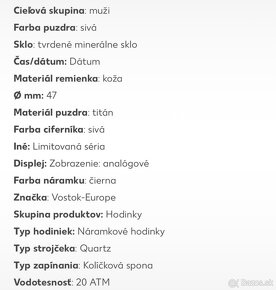 Hodinky Vostok Europe Almaz Titanium - 7