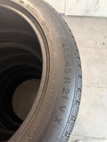 285/45 R21 Continental zimne - 7