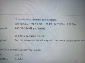 predám Dell latitude e6510 / Intel core i5 / 4gb ram - 7