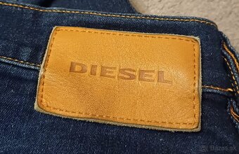 Diesel modrè slim fit streč - 7