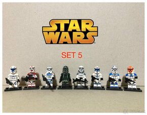 Rôzne figúrky Star Wars 2 (8ks) typ lego - nové - 7
