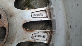 Alu kolesa,elektróny,Ronal, 4x100 R15 ,pneumatiky 195/60 R15 - 7