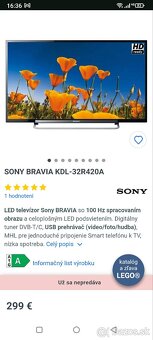 Televízor značky Sony model KLD-32R420A - 7