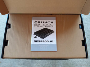 CRUNCH GROUNDPOUNDER - zosilňovač 1x1650W RMS/1Ohm - 7