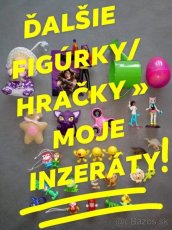 FIGÚRKY - HRAČKY 2 - náramky, Kinder, hello Kitty, stojan... - 7