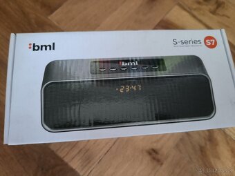 Bluetooth reproduktor BML S7 strieborný - 7