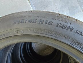 Letne pneumatiky 215/45 r16 Kumho - 7