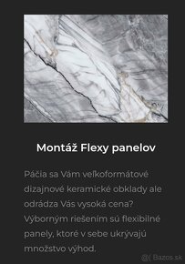 Obkladač, Obkladačské práce, Veľkoformátové obklady - 7