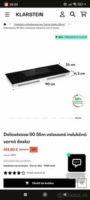 Delicatessa 90 Slim vstavaná indukčná varná doska - 7