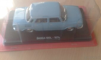 Škoda 110LS 1974 1:24 - časopis ,Škoda 100L 1974 1:24 - 7