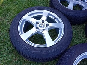 17" ALU 5x112 š SUPERB / VW + zimné pneu 215/55 17 TOP - 7