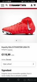 Kopačky Nike W PHANTOM LUNA FG Uk6,5 - 7