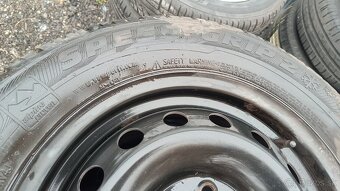 sada diskov KFZ 5x114,3 s pneu semperit 195/65 R15 91T zimné - 7