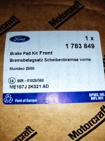 Ford Mondeo - brzdove kotuce a platnicky - 7