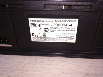 Videorekordér Panasonic NV-HS830 High-End S-VHS ET - 7