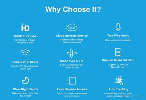 Nová vnútorná kamera s appkou na mobil - wifidomáca pestunka - 7