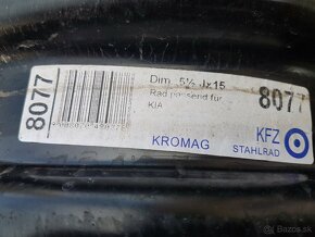 5x114,3 r15 plechové disky Hyundai, Kia - 7