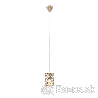 Krásna Vintage stolná + závesná lampa v secesnom štýle - 7