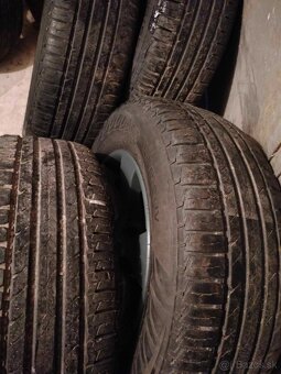 5ks alu disky orig. Nissan 6x139,7 r17 letné 6mm 235/65 r17 - 7