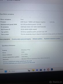 HERNÝ NOTEBOOK - LENOVO IDEAPAD GAMING 3 - 7