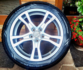 alu R17 5x112, letné pneu 235/45, VW Passat, Audi A4, A6 - 7