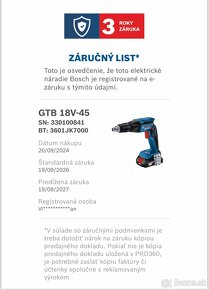 Aku sadrokarton Bosch Professional GTB 18V-45 - 7