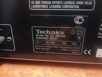 Technics SJ-MD100 - Minidisc Deck - 7