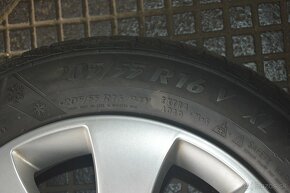 Original elektrony Škoda 5x112 R16 +zimné pneu 205/55 r16 - 7