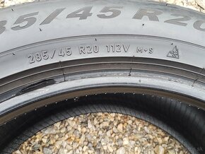 285/45 r20 zimné pneumatiky 4ks Pirelli DOT2020 - 7