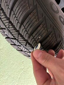 Zimné pneu na diskoch puklice VW, 195/65 R15 - 7